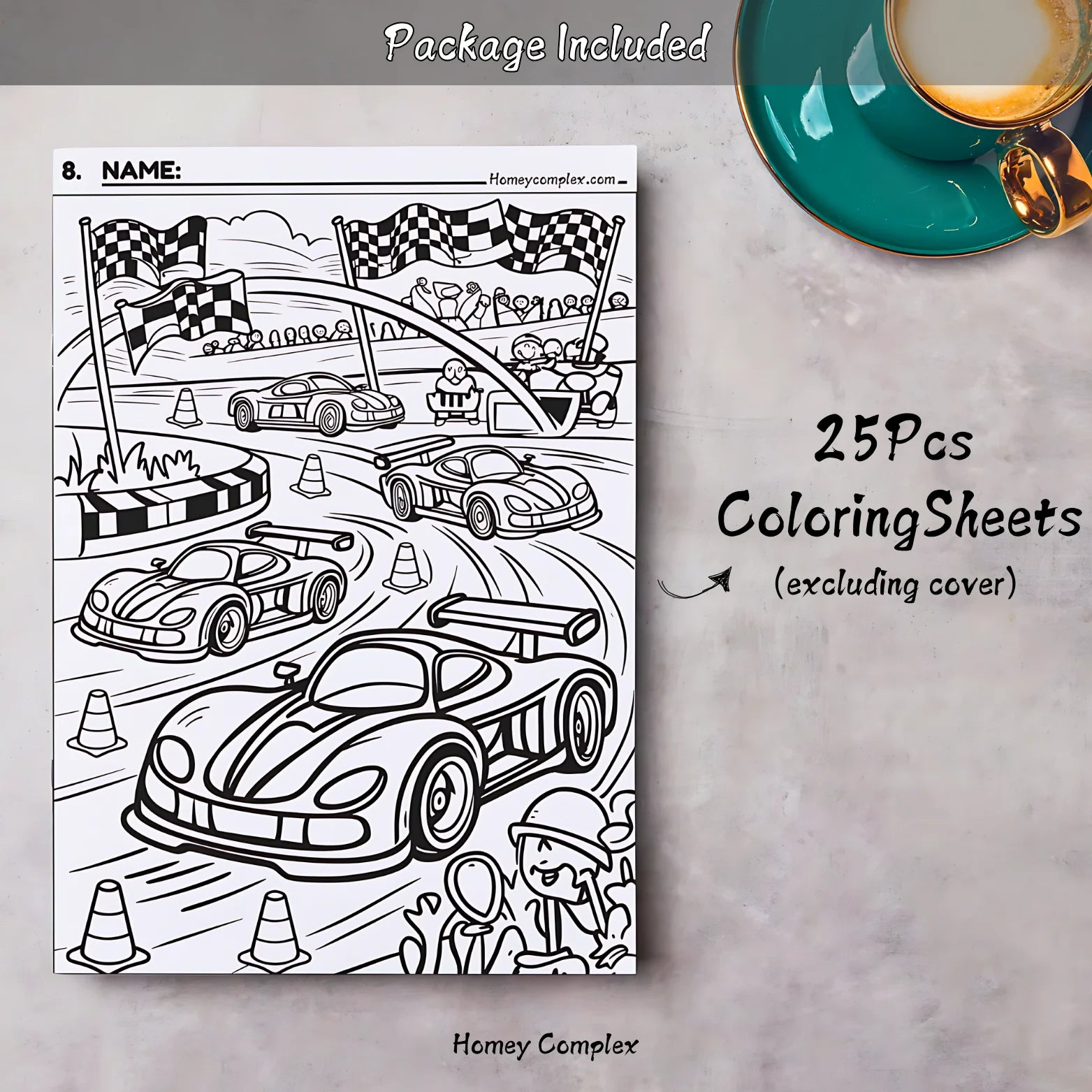 Car Coloring Kit