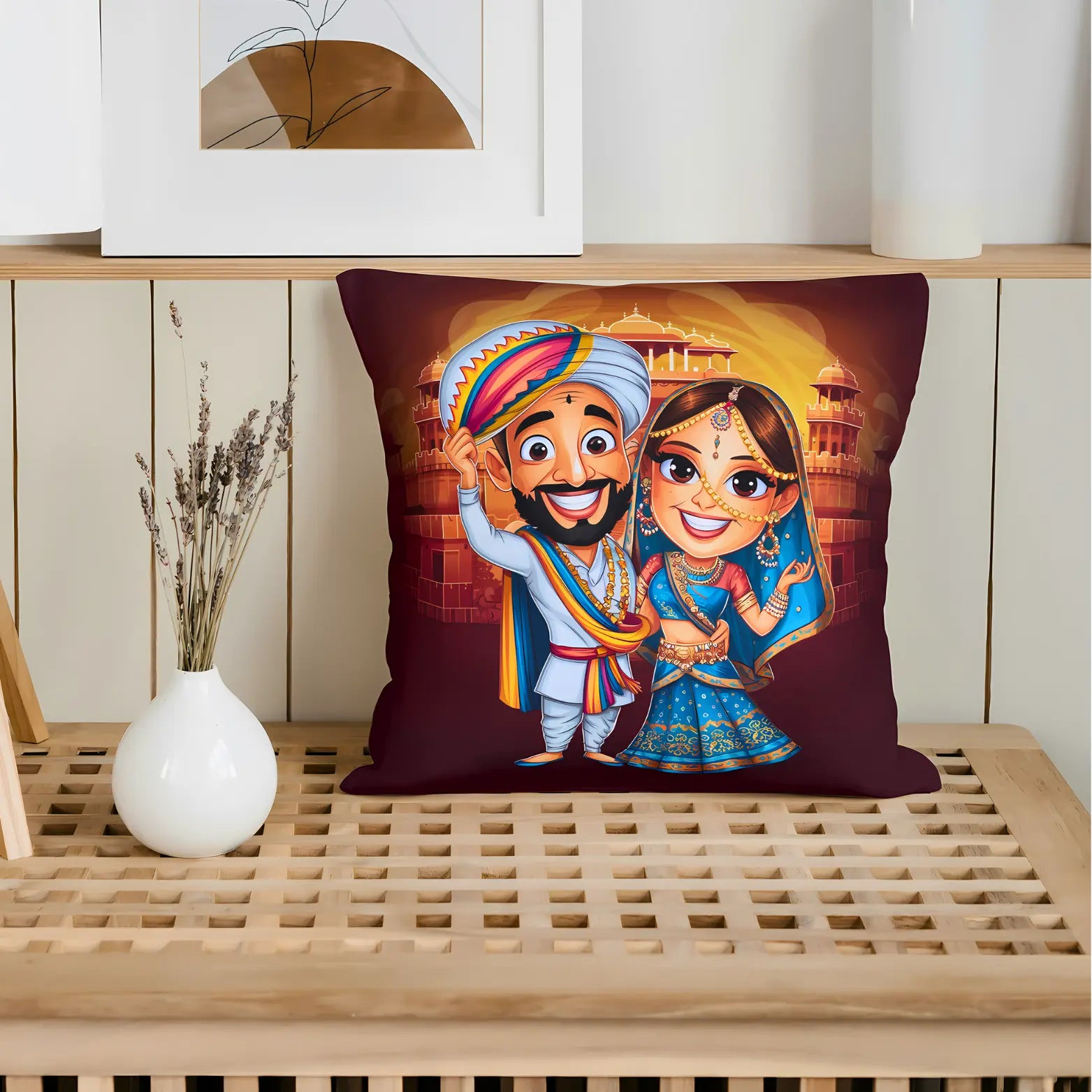 Rajasthani Royal Cushion Cover