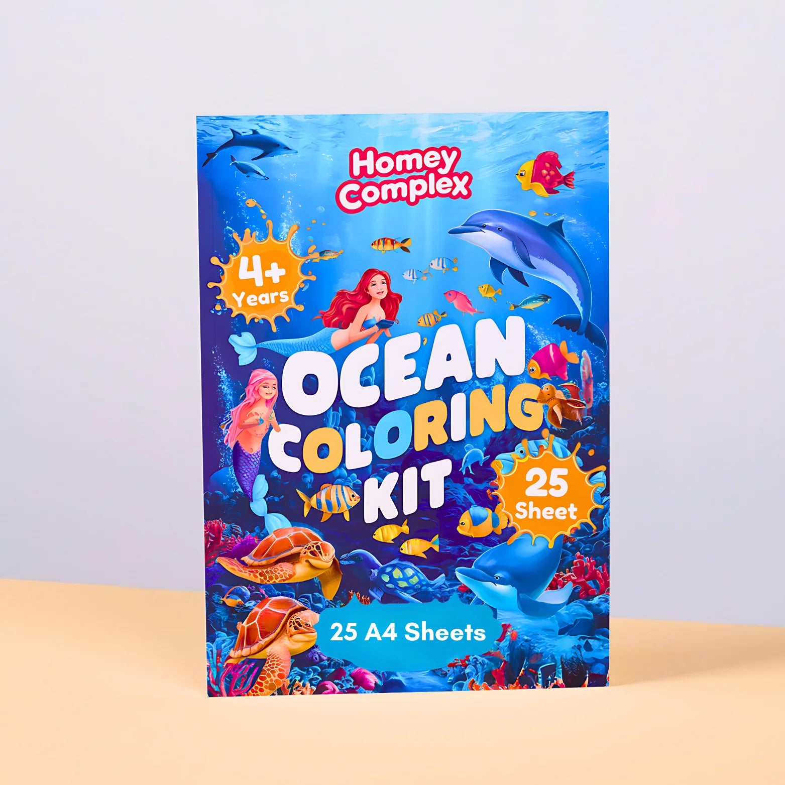 Ocean Coloring Kit - 25 Sheets