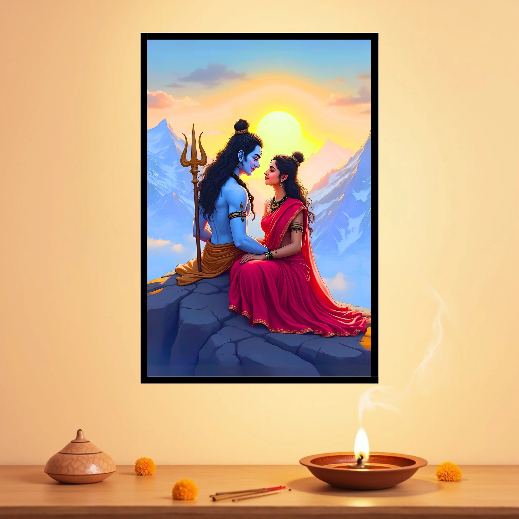 Mahadev and Parvati Special Frame