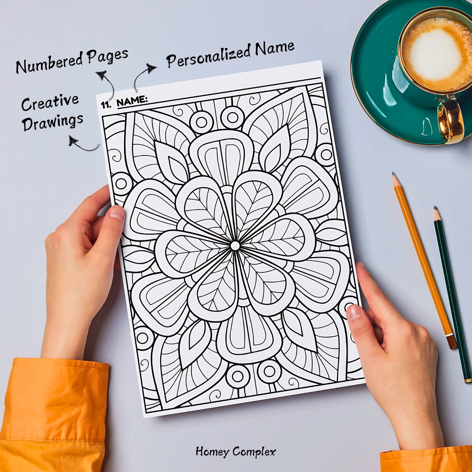 Mandala Coloring Kit - 25 Sheets