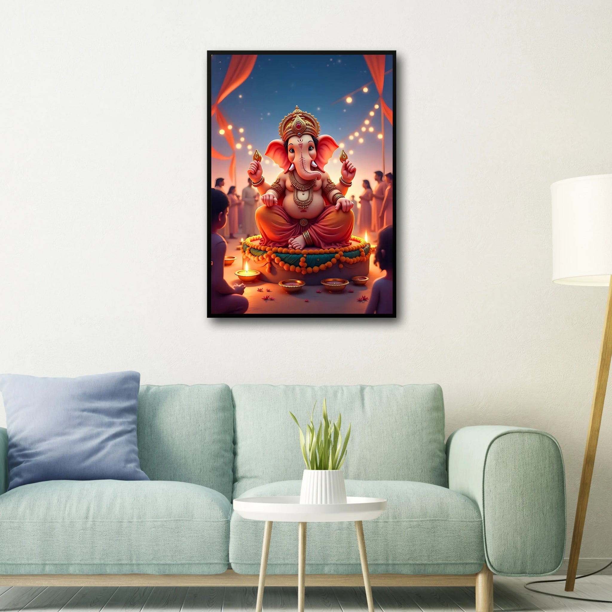 Ganesh Chaturthi Frame - A4 Size