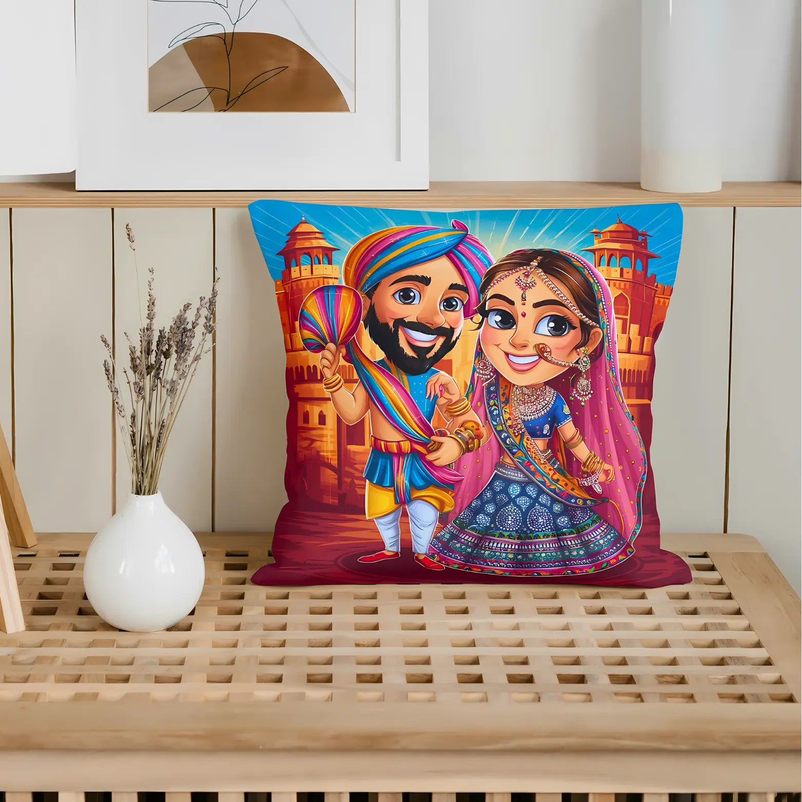 Rajasthani Cushion Cover