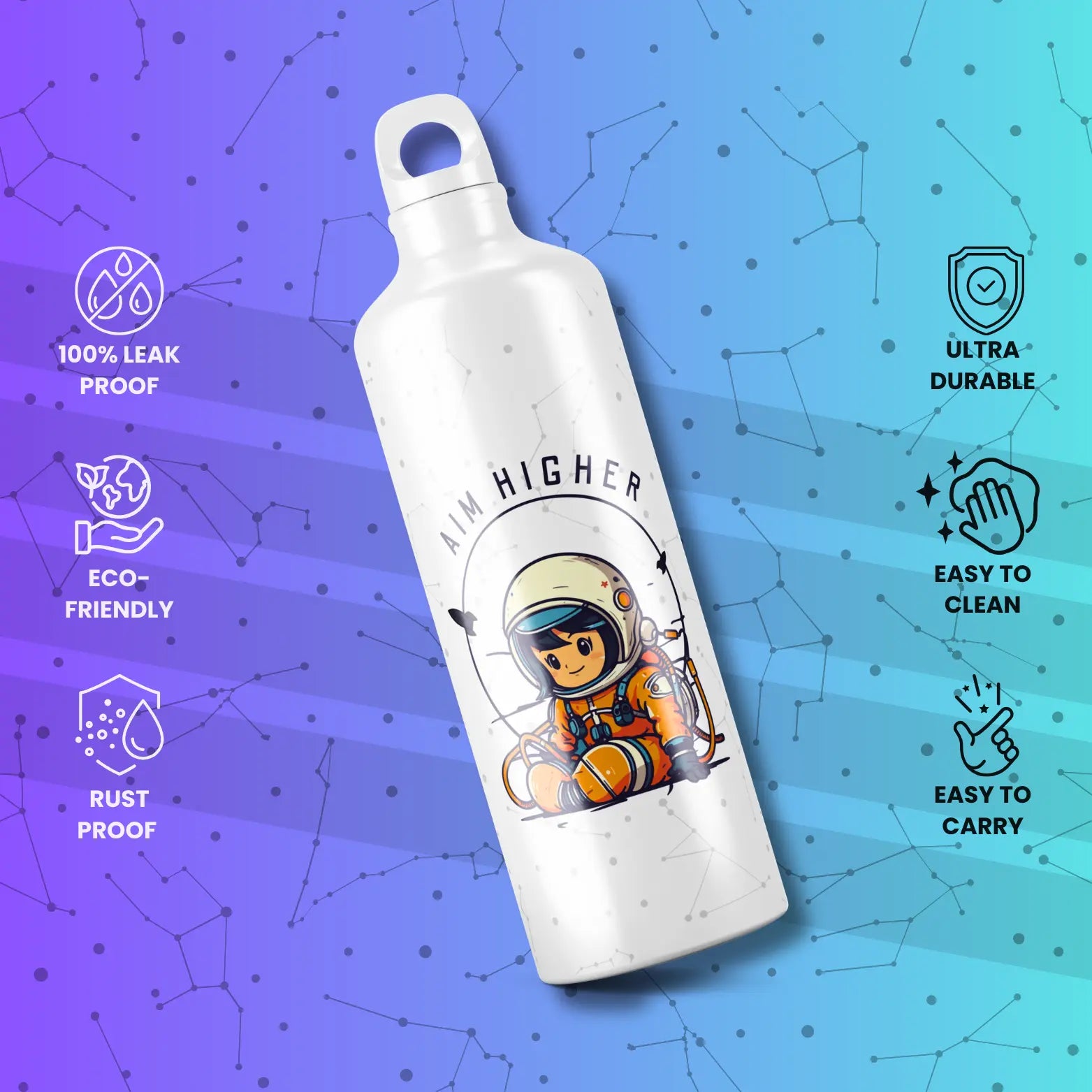 Astronaut Water Bottle - 750ml