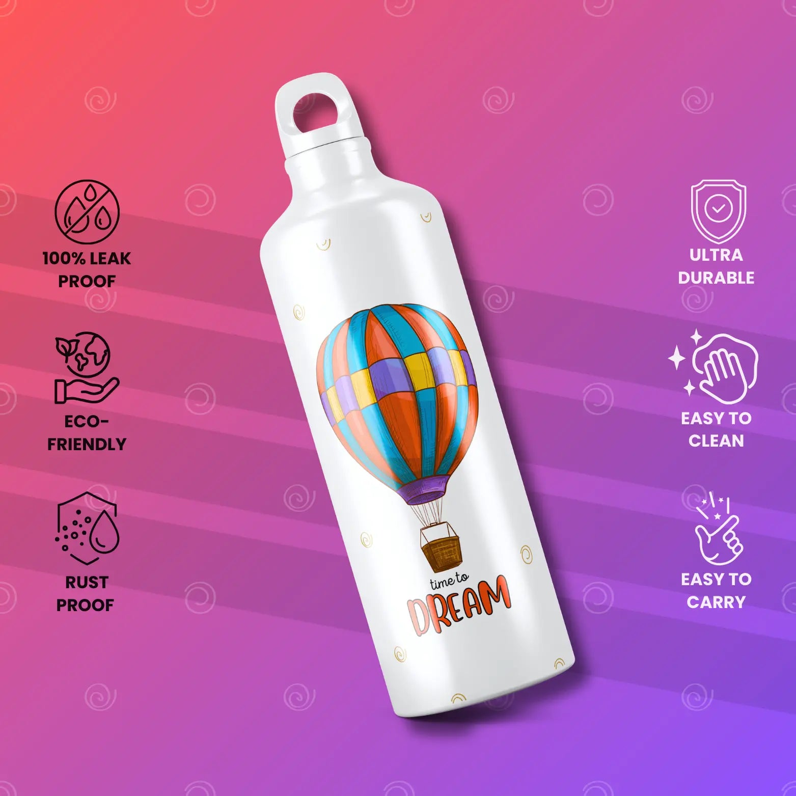 Time to Dream Water Bottle - 750ml