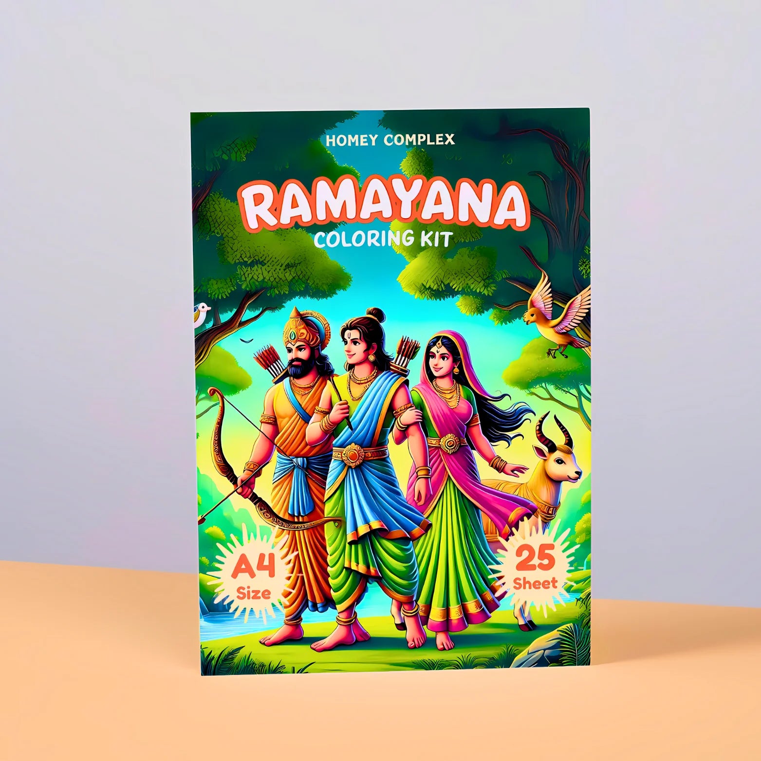 Ramayana Coloring Kit - 25 Sheets