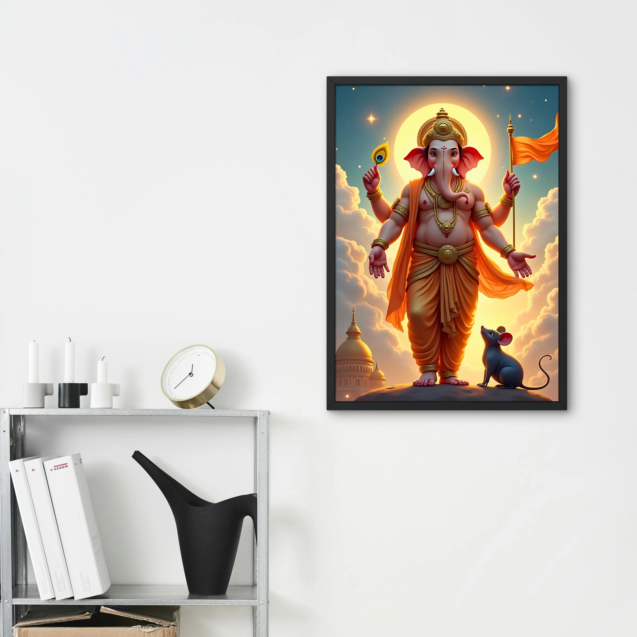 Ganesha Blessings Frame  - A4 Size