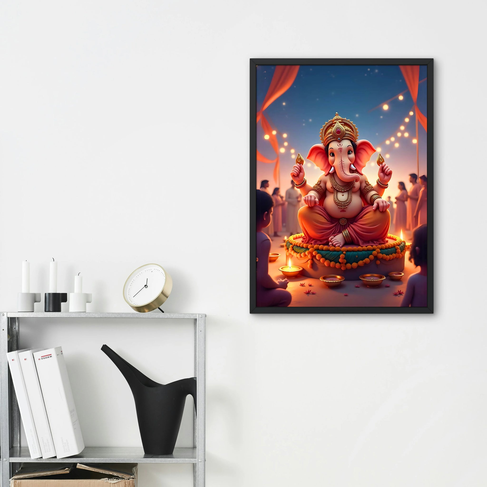 Ganesh Chaturthi Frame - A4 Size