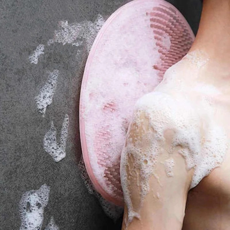 Silicone Round Bath Massage Cushion Brush