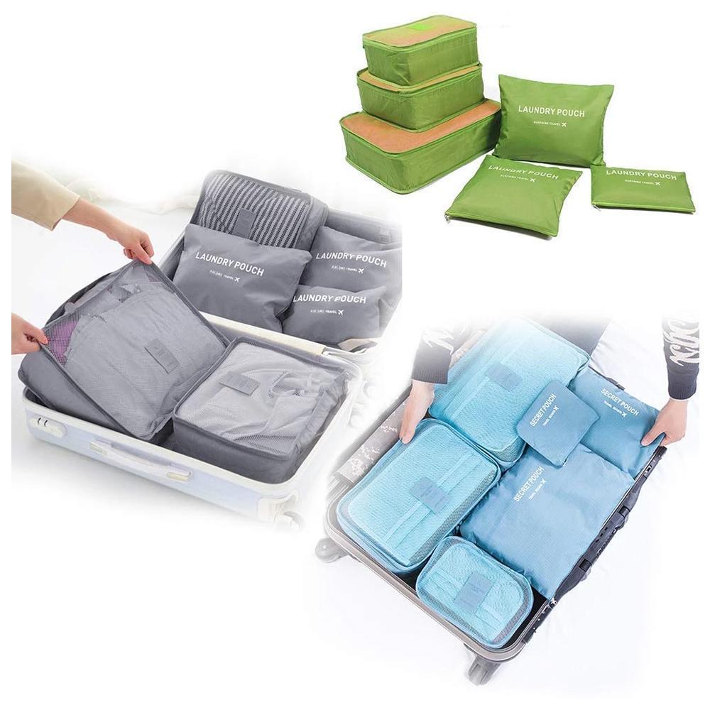 Multicolor 6 pcs Portable Travel Storage Bag