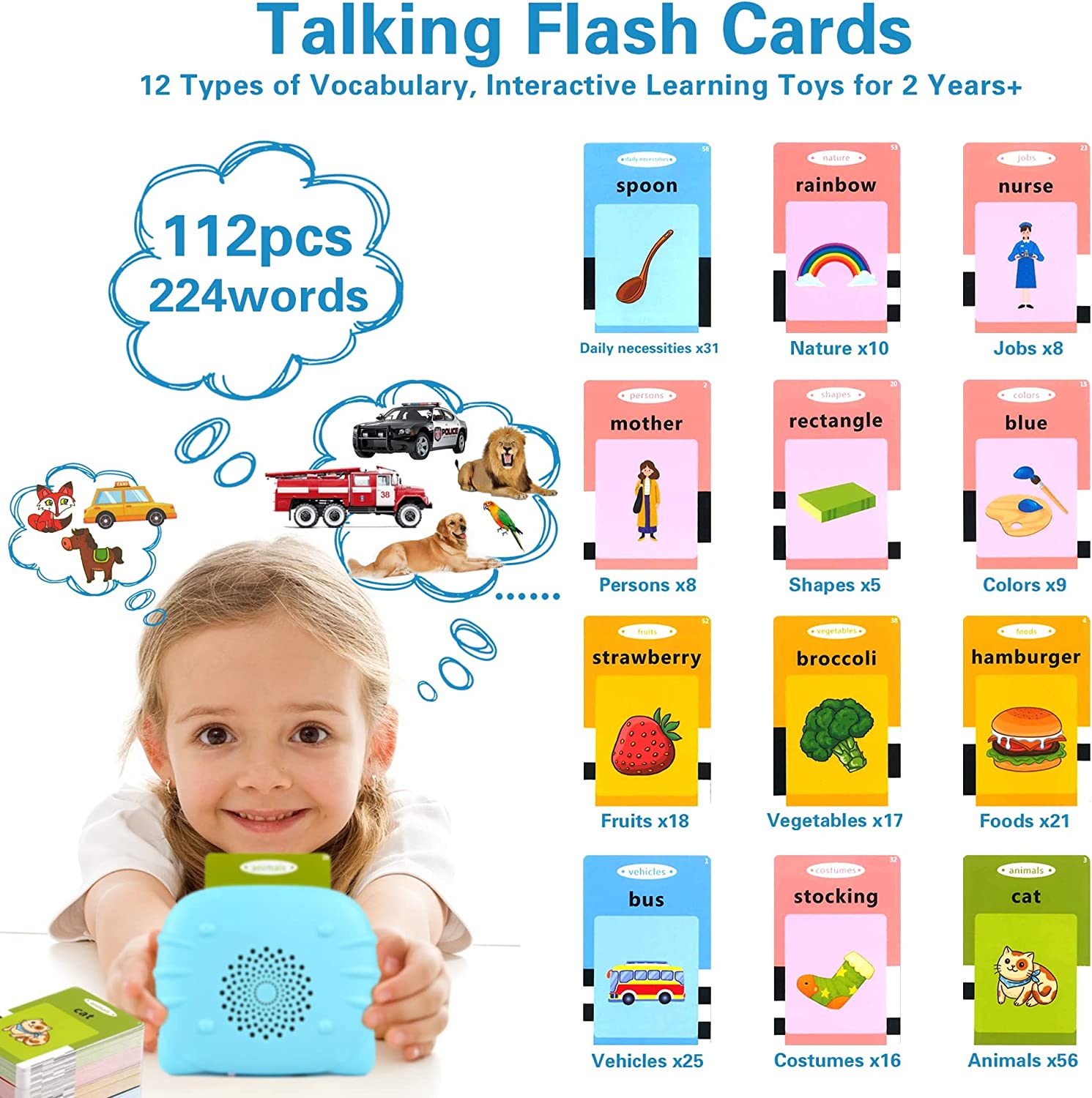 Talking Flash Cards learning Toy
