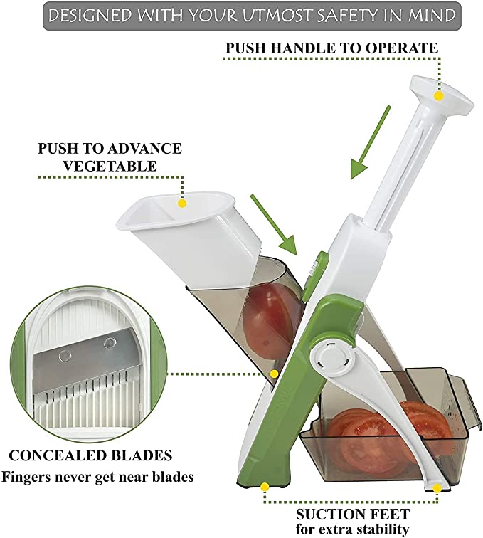 Stainless Steel Multifunctional Mandoline Slicer