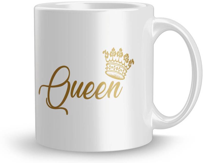 King Queen Coffee Mug - Pack of 2