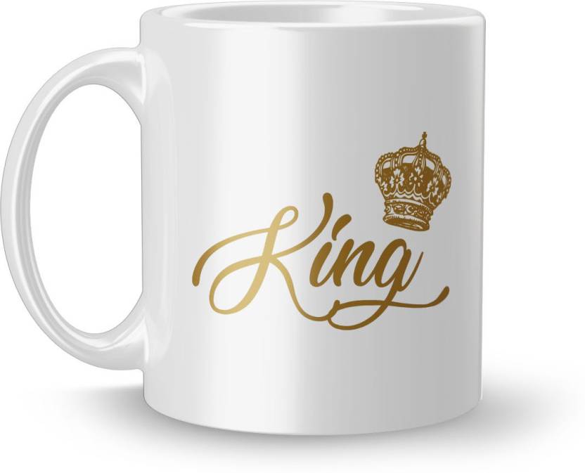 King Queen Coffee Mug - Pack of 2